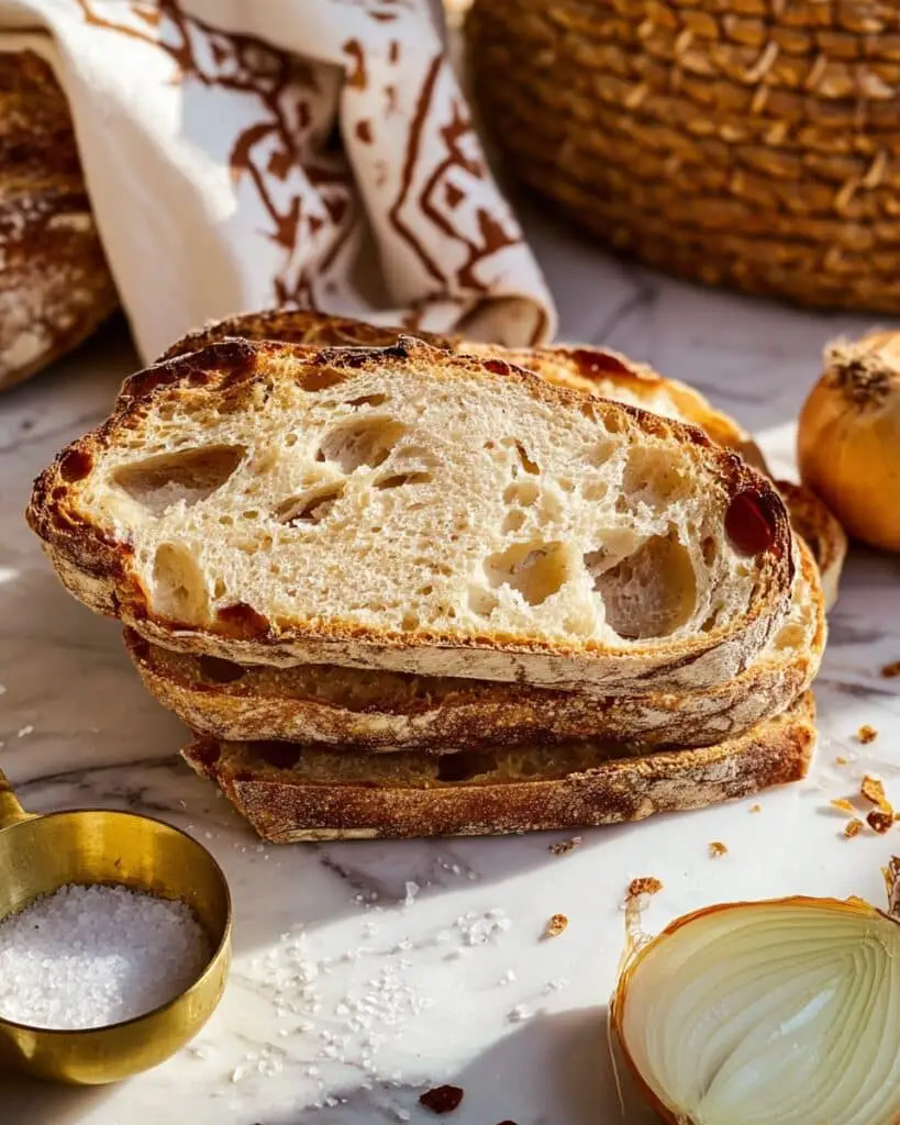 Onion and Gouda Sourdough Bread Recipe
