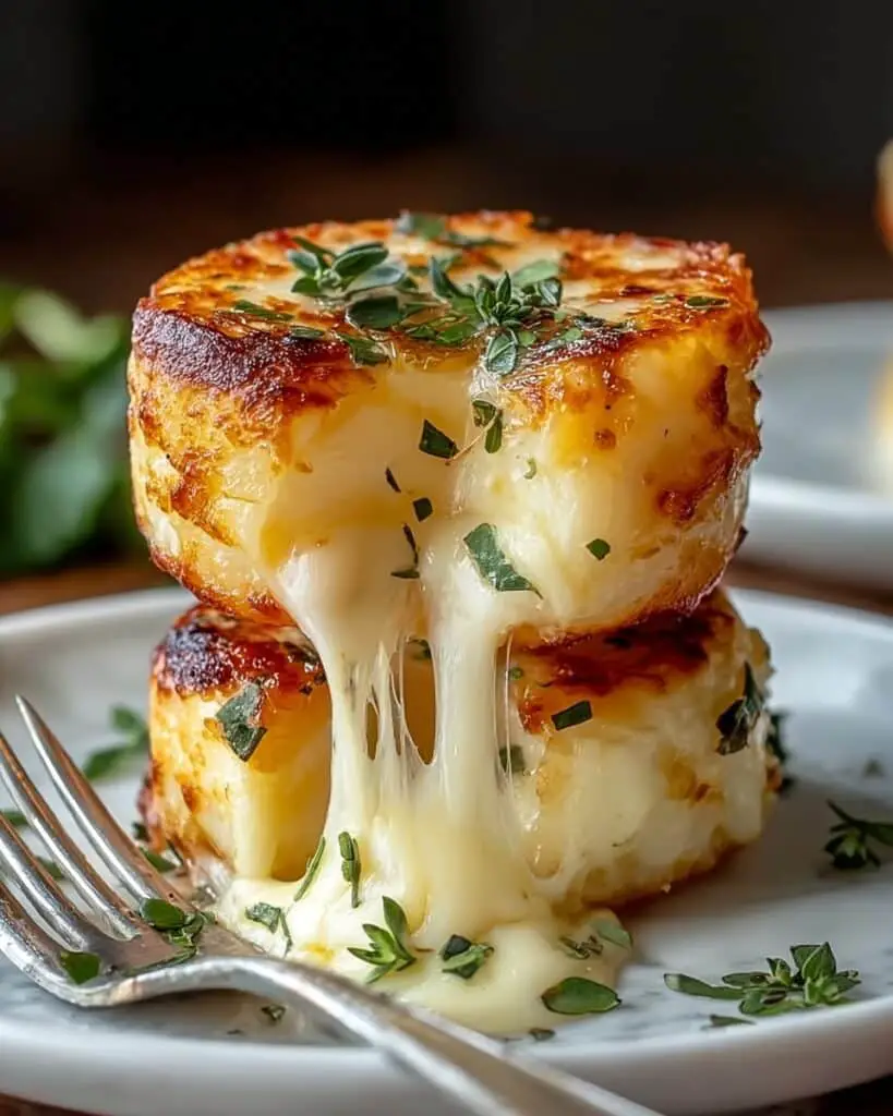 Cheesy Mashed Potato Puff Bites Recipe