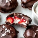 Chocolate Strawberry Frozen Yogurt Bites Recipe