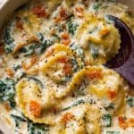 Creamy Tuscan Ravioli Soup Recipe
