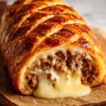 Cheesy Ground Beef Stuffed Bread Recipe
