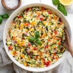 Rainbow Orzo Salad Recipe