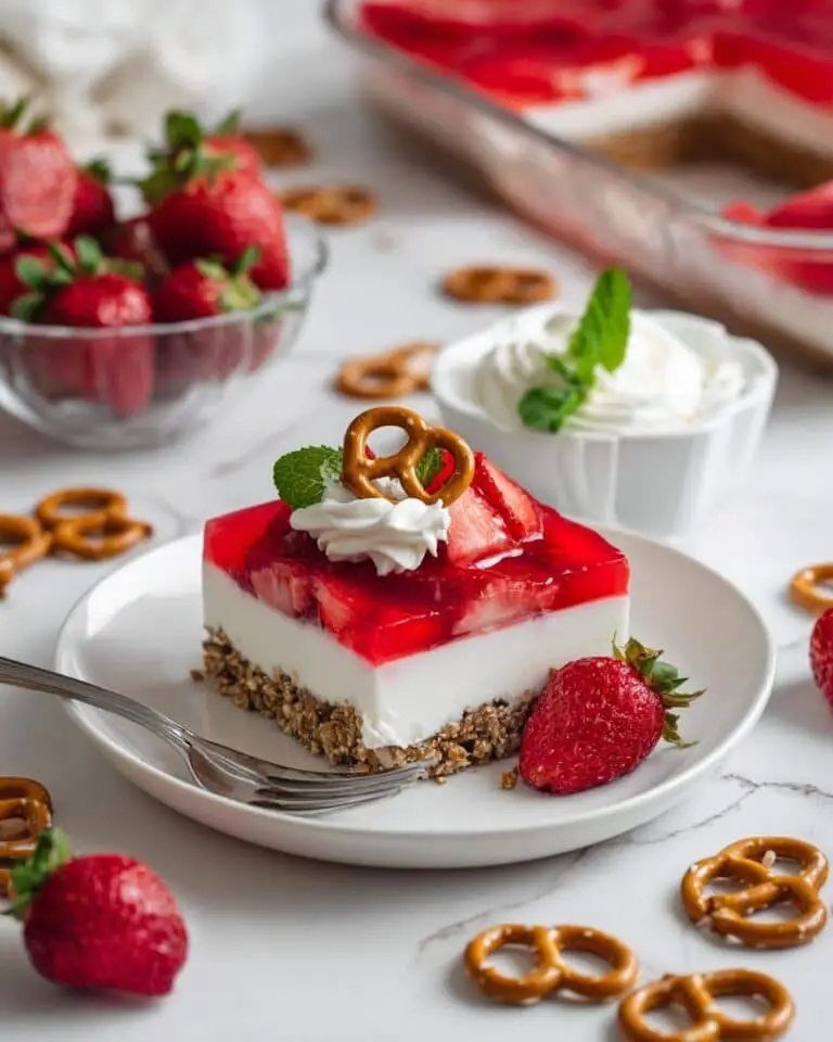 Strawberry Pretzel Salad Recipe