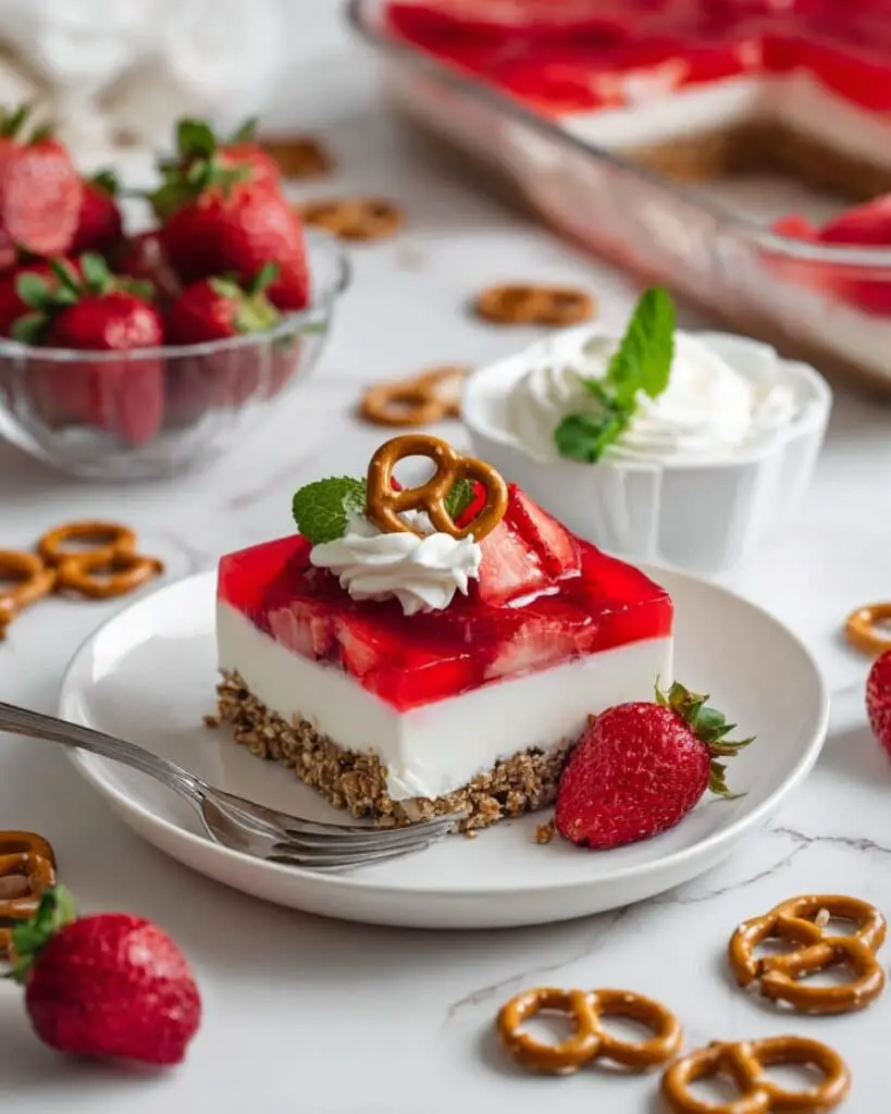 Strawberry Pretzel Salad Recipe