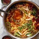 Cozy Aromatic Ginger Scallion Chicken Noodle Soup Recipe