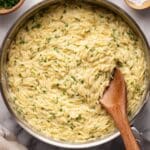 Garlic Parmesan Orzo Recipe