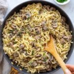 One-Pot Ground Beef Stroganoff Recipe