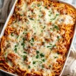 Baked Cream Cheese Spaghetti Casserole Recipe