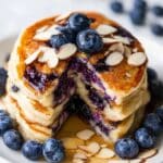 Blueberry Almond Pancakes Recipe
