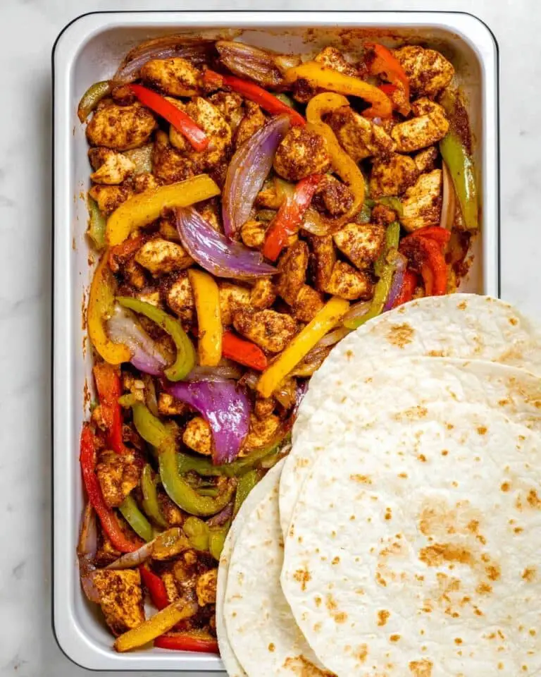 Sheet Pan Chicken Fajitas Recipe