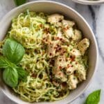 Chicken Pesto Spaghetti Squash Recipe