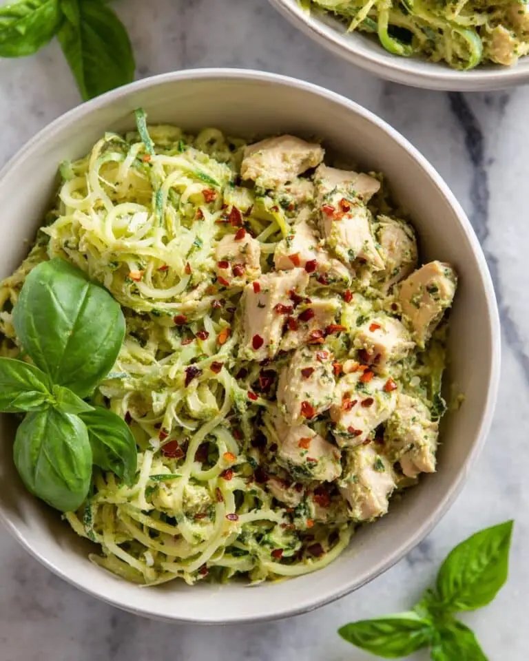 Chicken Pesto Spaghetti Squash Recipe
