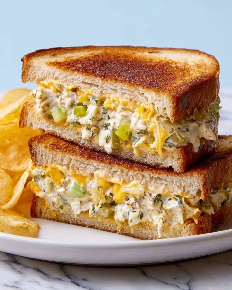 Tuna Melt Grilled Cheese Sandwich Recipe