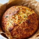 No Knead Cheddar Bread in the Dutch Oven Recipe