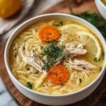 Healthy Greek Lemon Chicken Soup (Keto Avgolemono) Recipe