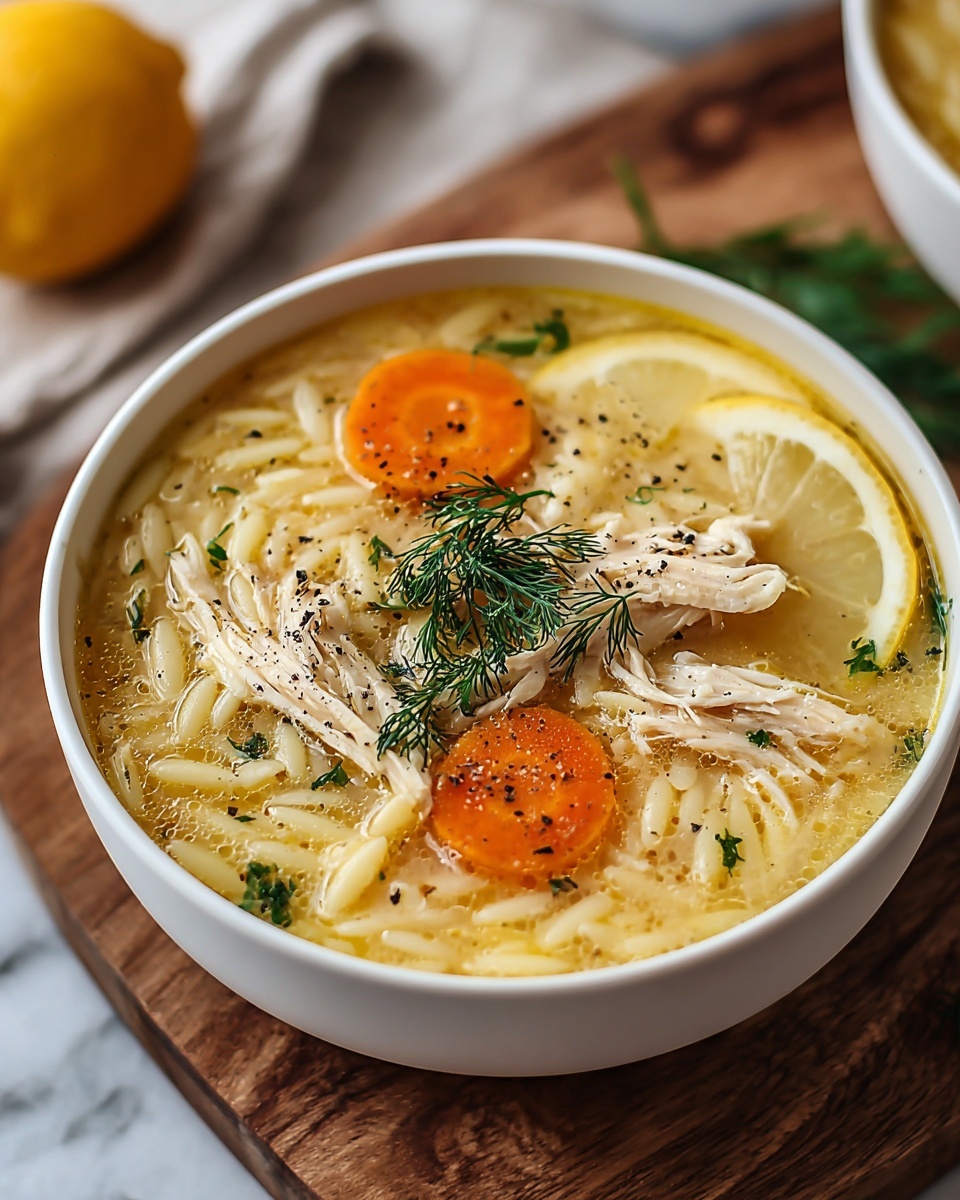 Healthy Greek Lemon Chicken Soup (Keto Avgolemono) Recipe