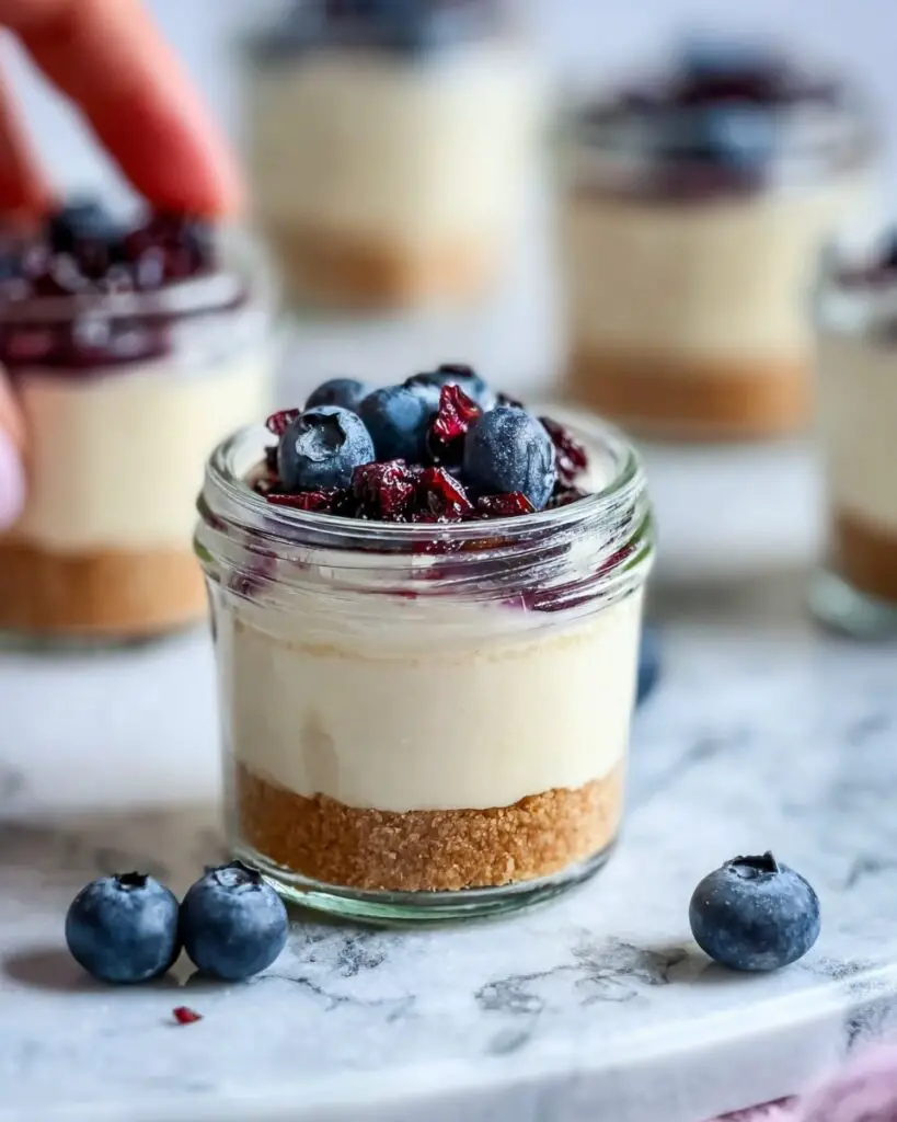 High Protein Cheesecake Jars Recipe