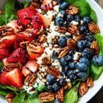 15-Minute Strawberry Spinach Salad Recipe