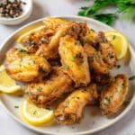 Baked Lemon Pepper Chicken Wings Recipe