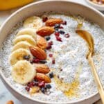 Creamy Banana Chia Honey Milk Pudding Recipe