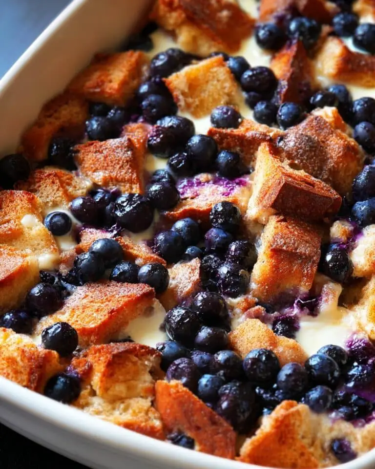 Blueberry Cream Cheese French Toast Bake Recipe