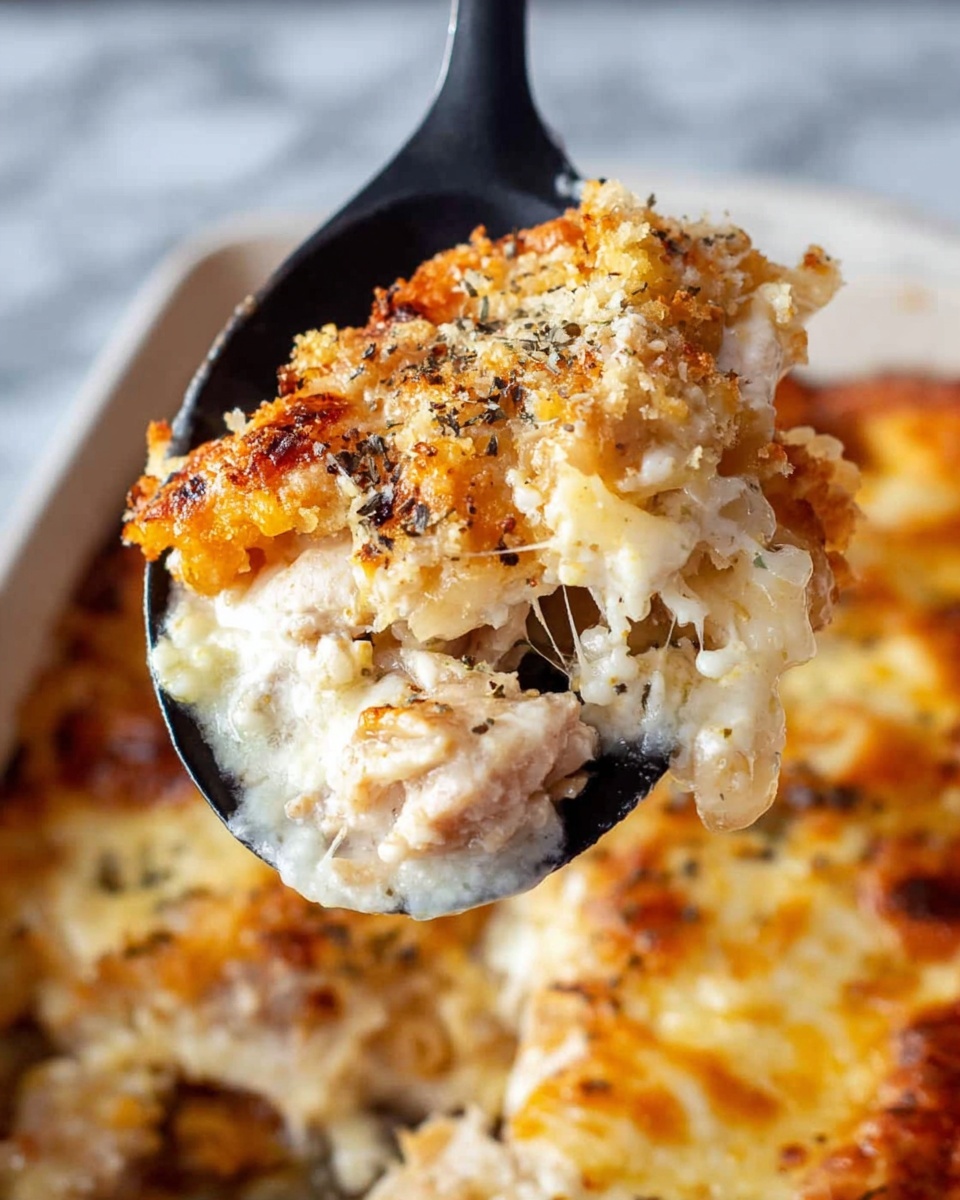 The image shows a white bowl filled with shredded cooked chicken that looks tender and light beige. Around this bowl, there are four other clear bowls: one with finely shredded white cheese, another with a thick red tomato sauce that has a slightly chunky texture, a third with more shredded cheese that appears a bit coarser, and the last with a mix of yellowish and white grated powders, probably cheese and breadcrumbs. All bowls sit on a white marbled surface. Photo taken with an iphone --ar 4:5 --v 7