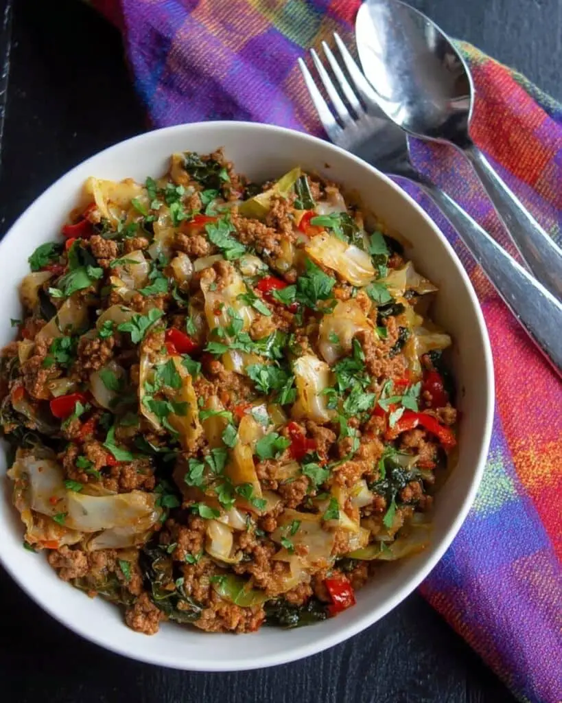Ground Beef and Cabbage Recipe