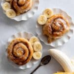 Peanut Butter Banana Cinnamon Rolls Recipe