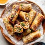 Rice Paper Egg Rolls with Shrimp and Vegetables Recipe