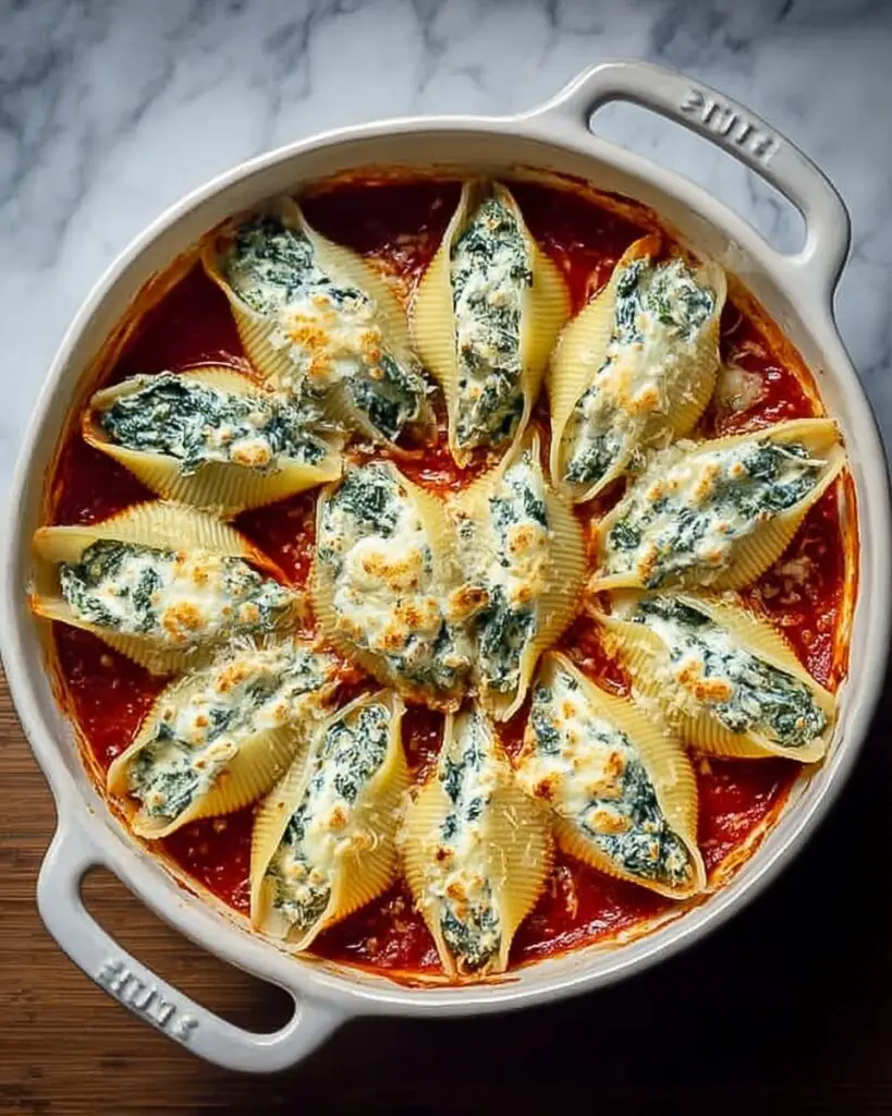 Spinach and Ricotta Stuffed Shells Recipe