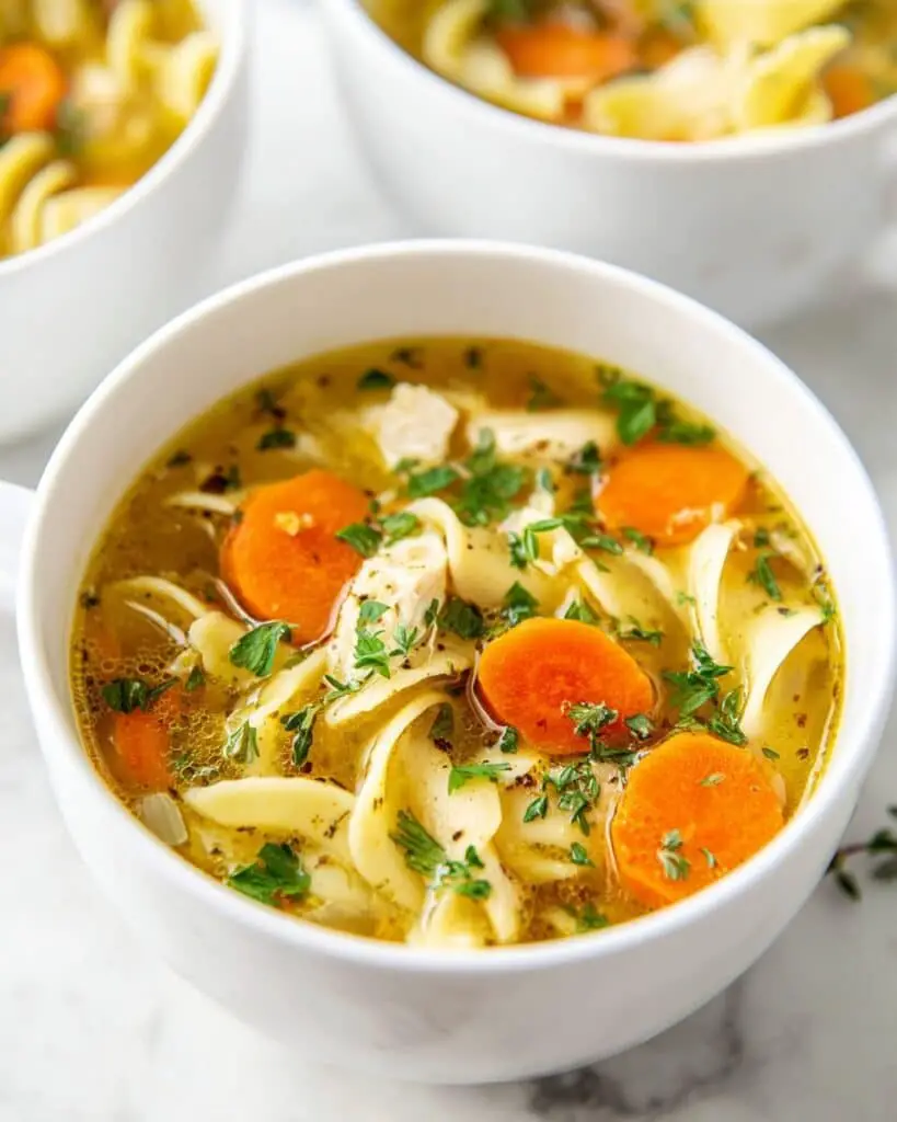 Best Chicken Noodle Soup with Egg Noodles Recipe