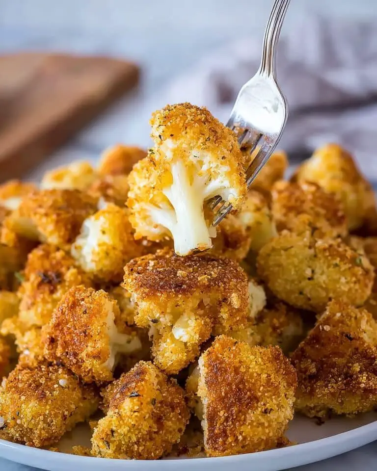 Parmesan Roasted Cauliflower Bites Recipe