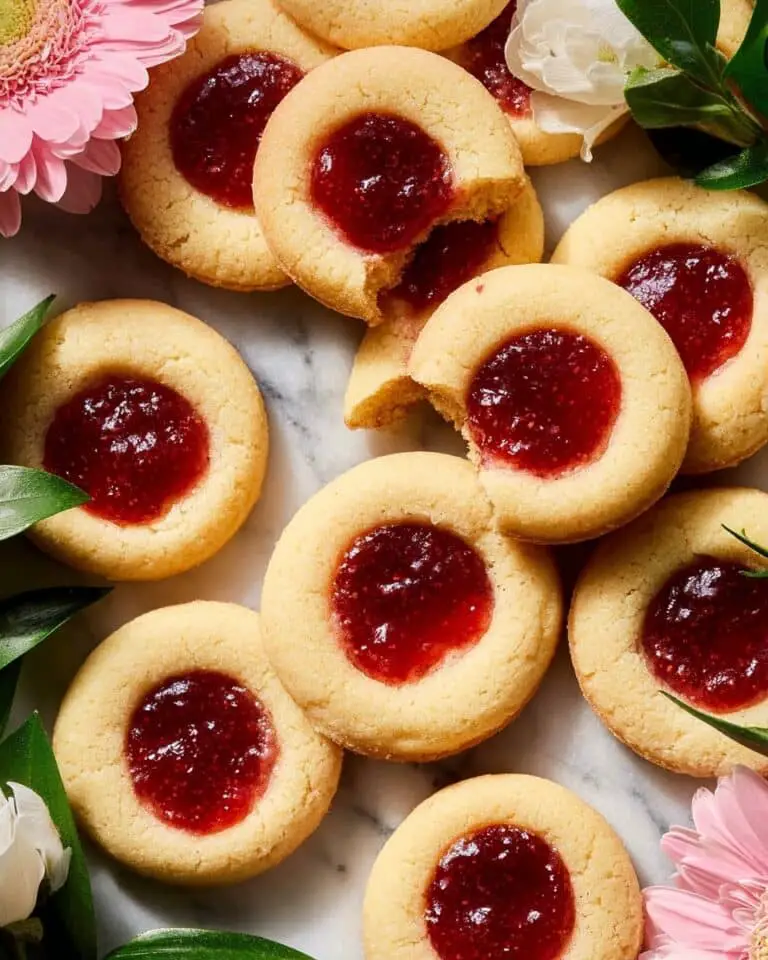 Raspberry Thumbprint Cookies Recipe