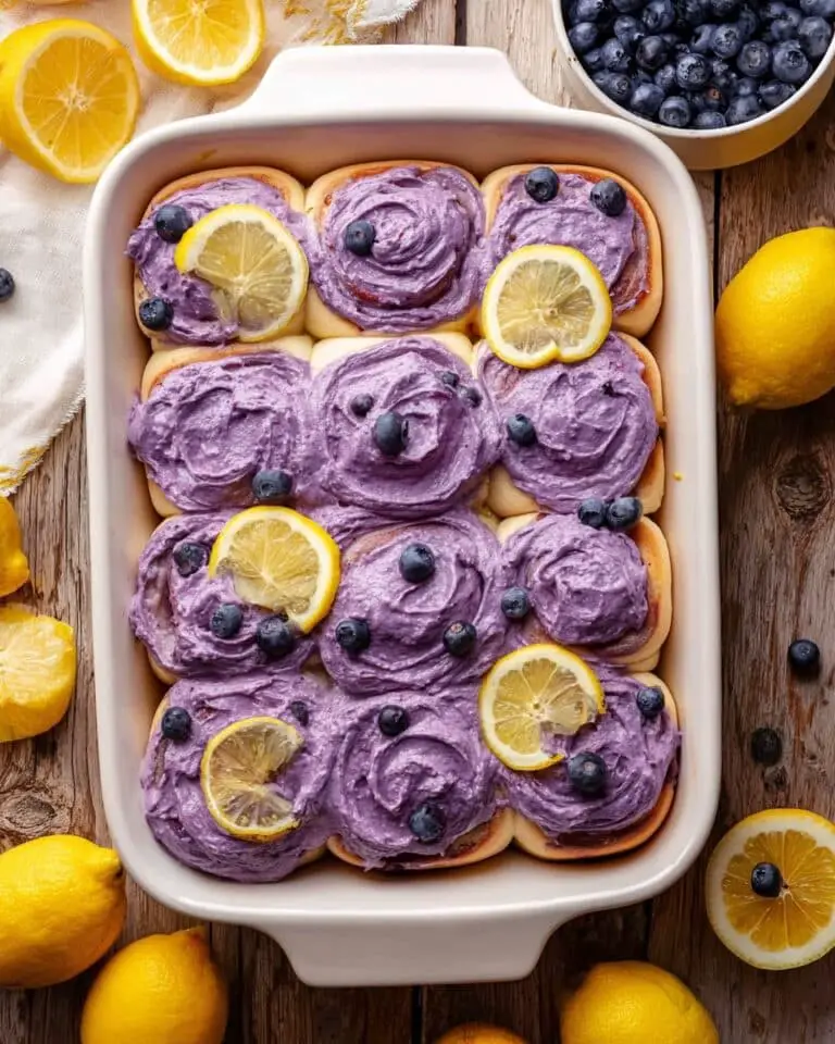 Lemon Blueberry Rolls Recipe