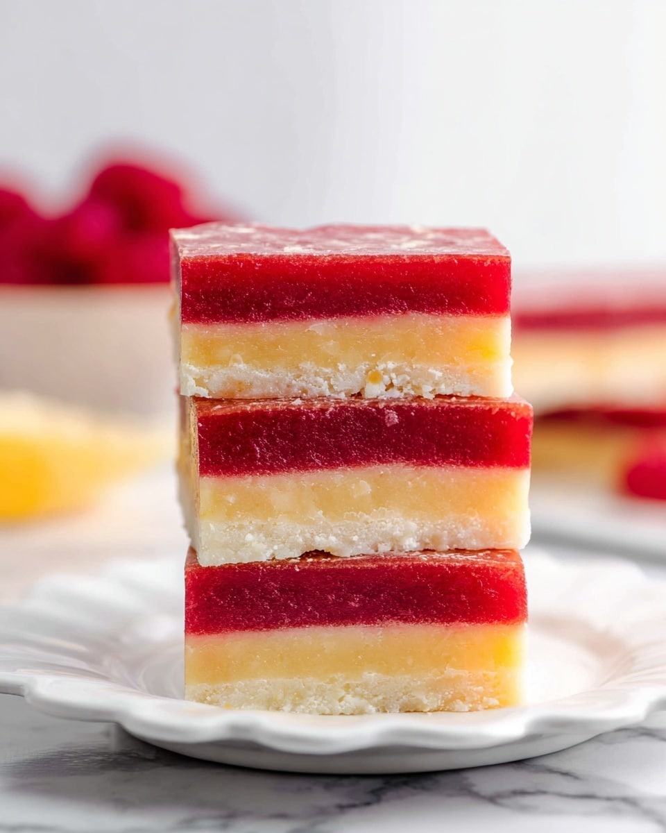Lemon Raspberry Squares Lemon Raspberry Bars: Bright, Easy Fruit Dessert to Savor