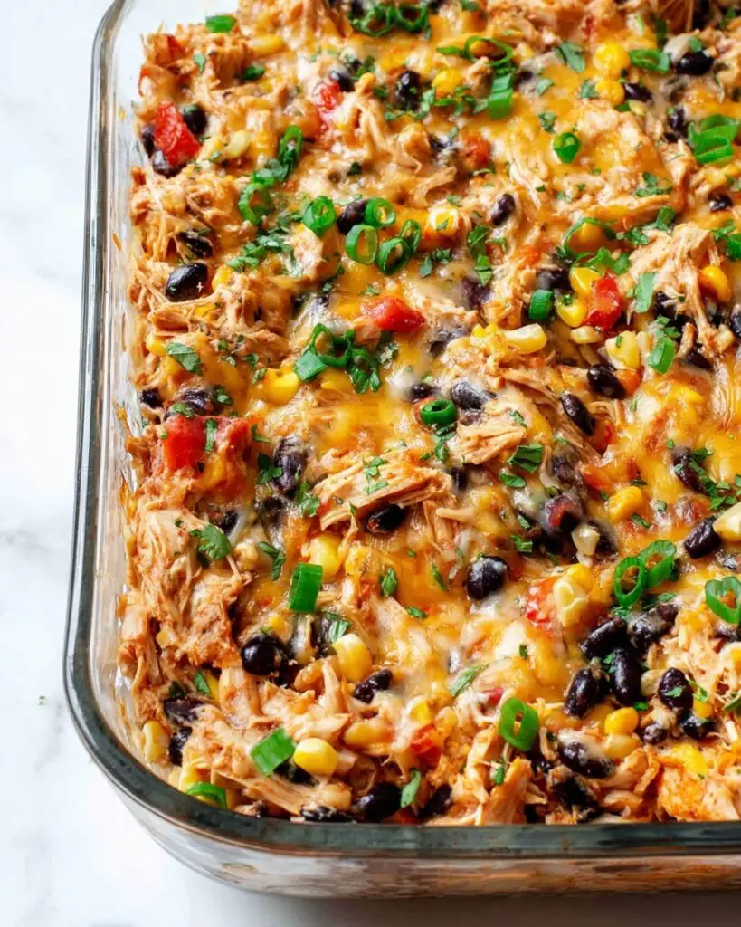 Easy Chicken Burrito Casserole Recipe