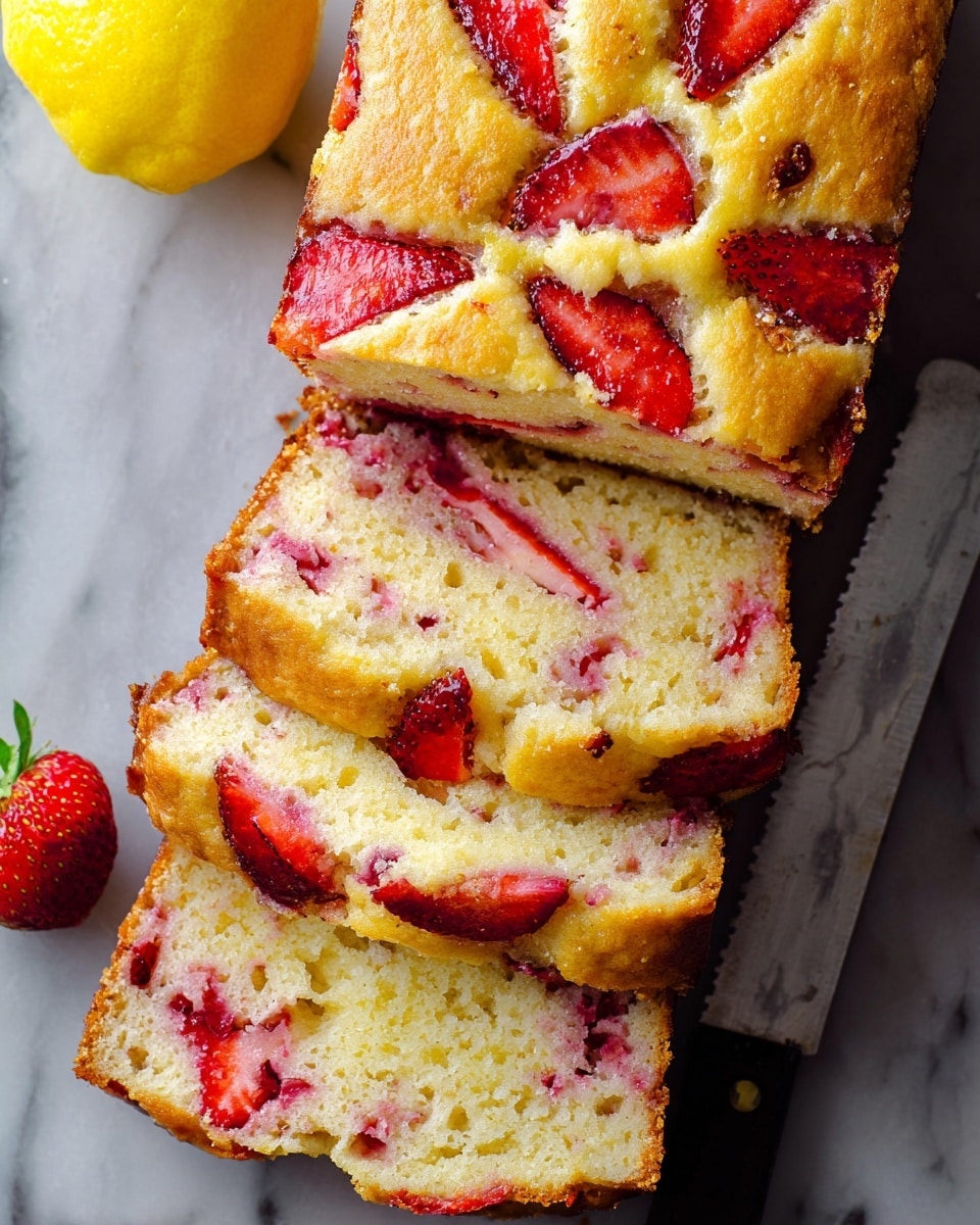 Strawberry Lemonade Bread: Bright, Refreshing Summer Quick Bread