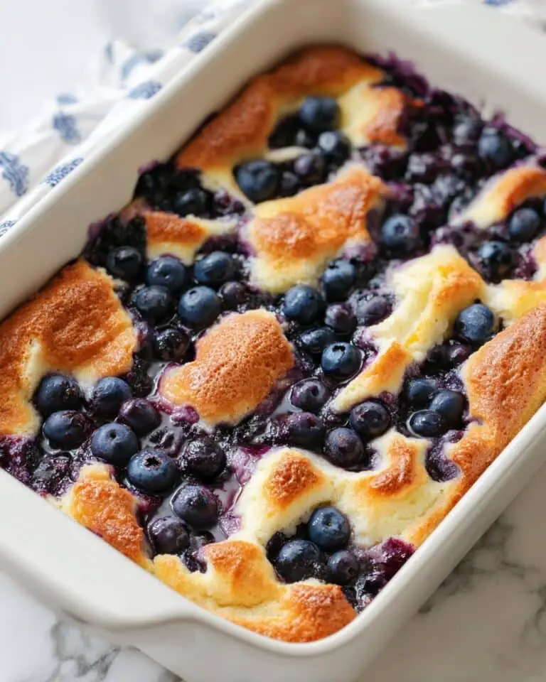 Overnight Blueberry French Toast Casserole Recipe