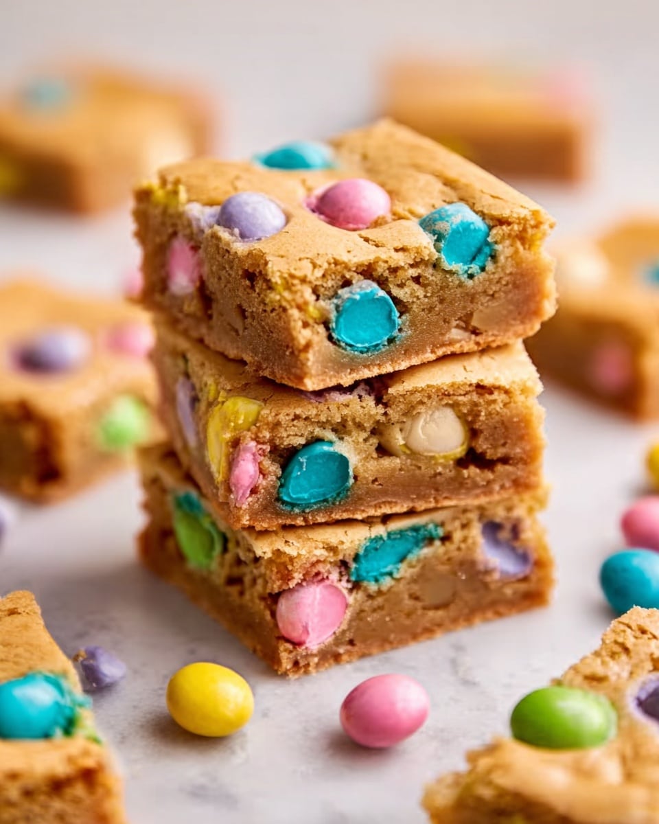 Colorful Egg Blondies Recipe
