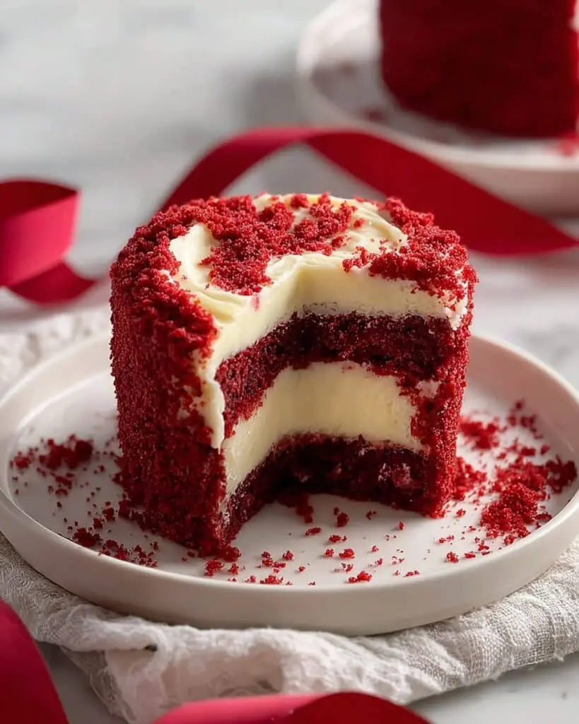 Homemade Red Velvet Brownie Bites Recipe