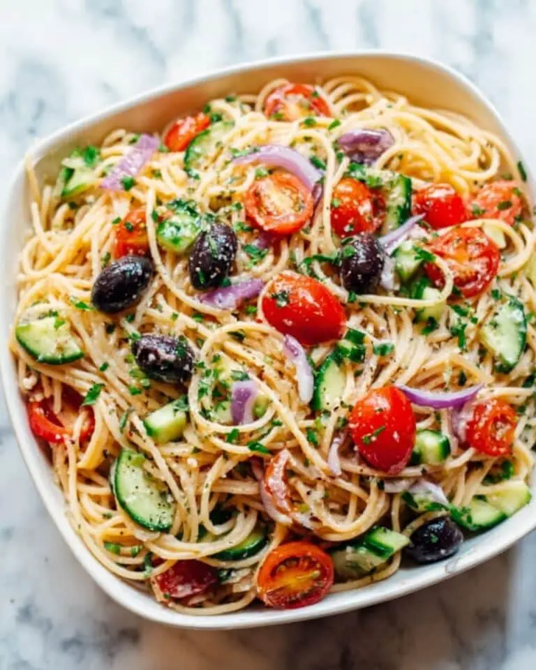 Quick Spaghetti Salad With Italian Dressing Recipe