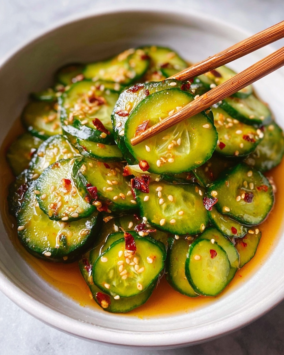 Easy Asian Cucumber Salad Recipe