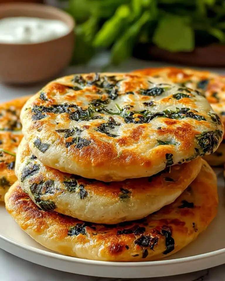 Easy Spinach Cottage Cheese Flagels Recipe