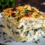 Creamy Chicken Spinach Lasagna Recipe