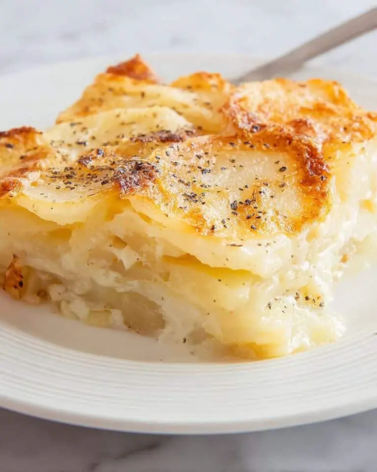 Mom’s Classic Scalloped Potatoes Without Cheese Recipe