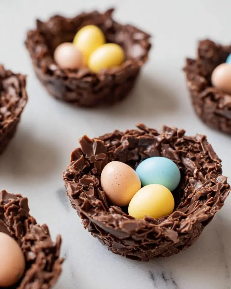 No-Bake Chocolate Bird Nests Recipe