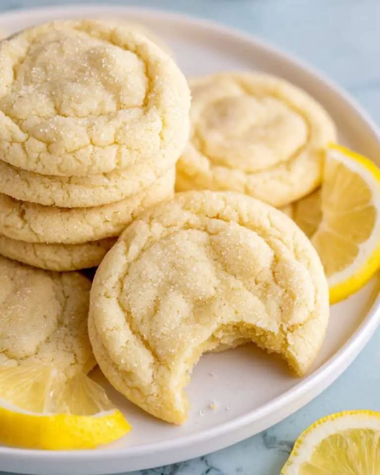 Lemon Sugar Cookies Recipe