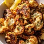 Garlic-Parmesan Roasted Cauliflower Recipe