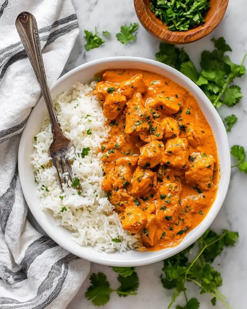 Creamy Coconut Chicken Rice Bowl Recipe