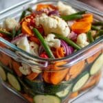 Easy Refrigerator Pickled Vegetables (Crunchy & Tangy!) Recipe
